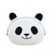 熊猫硅胶零钱包-创意小巧零钱包